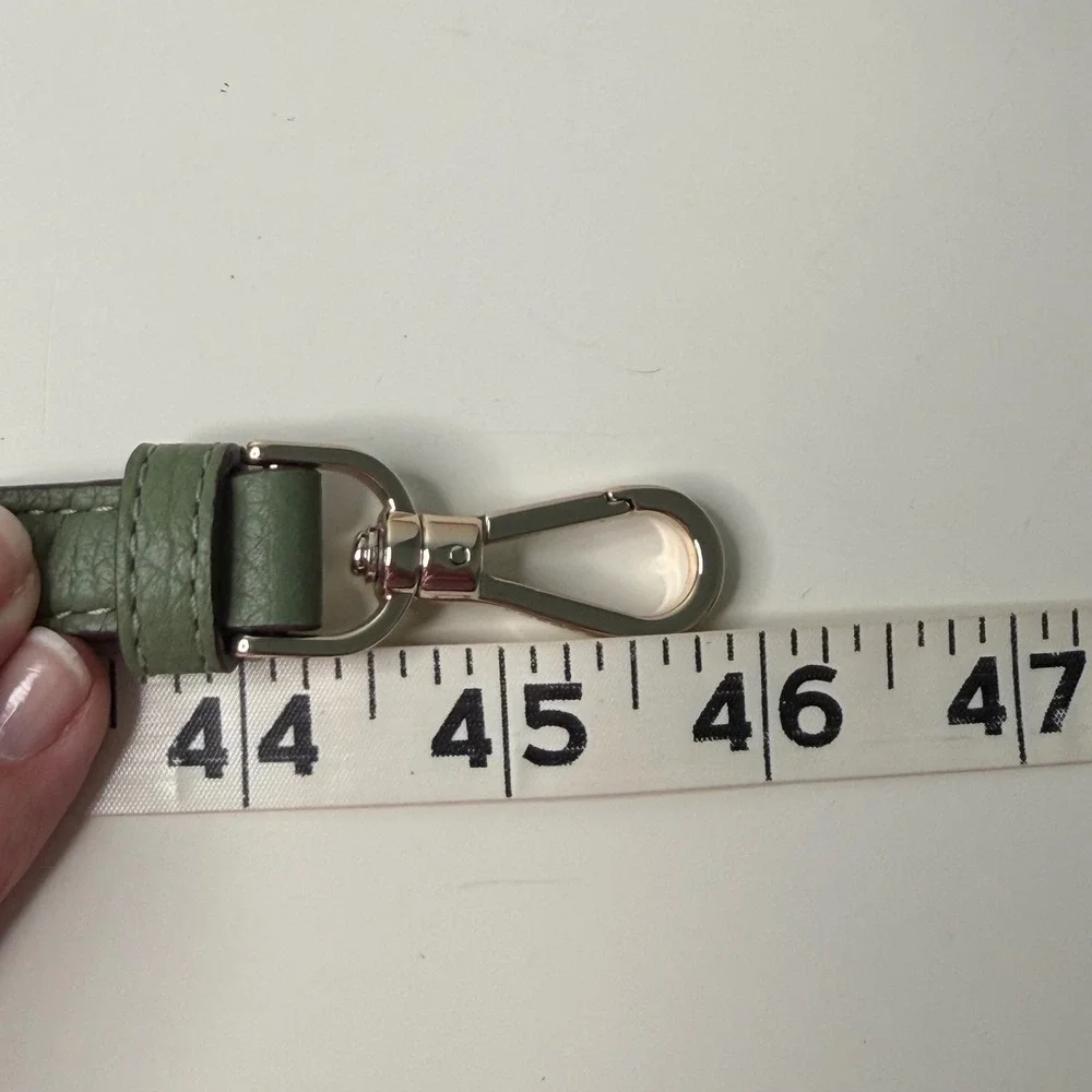 Kate Spade Crossbody Strap Women Green Leather Adjustable Replacement Gold OS